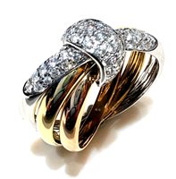 Ring Giorgio Visconti Woman Cult in Gold Diamante A8918 X AU BGR
